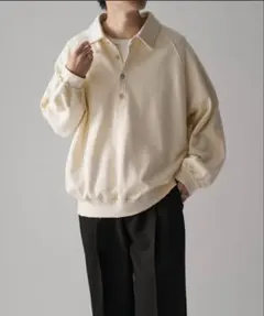 Lui's ルイス　hype トレーナー　ホワイト