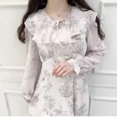 evelyn 花柄ロングOP