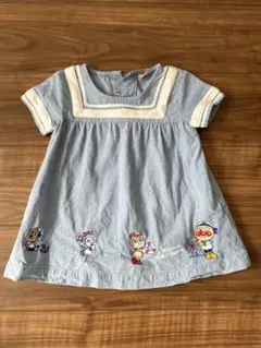 アンパンマンキッズコレクション　セーラー襟 ワンピース 90