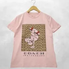 コーチ×ディズニー クルーネック 半袖 ミッキーマウス プリント Tシャツ XSのサムネイル