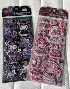 マイメロディ・クロミ コーディネートシールセット 2枚