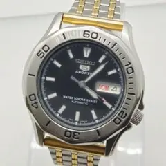 稼働 SEIKO セイコー5 SPORTS 7S26-01G0 デイデイト
