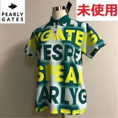 新品未使用 パーリーゲイツ 半袖ポロシャツ グリーン グラデーション サイズ2
