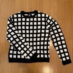 EMODA チェック柄 ニット セーター 長袖 トップス