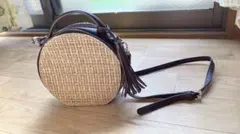 AZUL by moussy 円形ショルダーバッグ