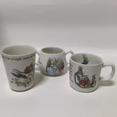ウェッジウッド　ピーターラビット　カップ3点