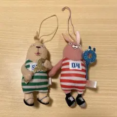 平成レトロ USAVICH ウサビッチ プーチン＆キレネンコぬいぐるみストラップ