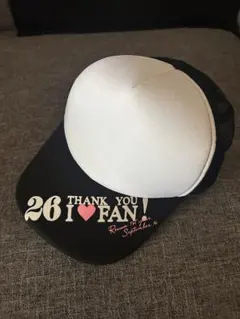 安室奈美恵 26 THANK YOU I ❤️ FAN! ロゴ入りキャップ