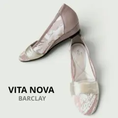 VITA NOVA BARCLAY メッシュ　ウェッジソール パンプス 22cmのサムネイル