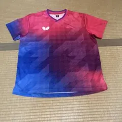 Butterfly 卓球ウェア ユニセックス Vネック　Lサイズ
