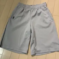 adidas グレー ハーフパンツ L/14-16