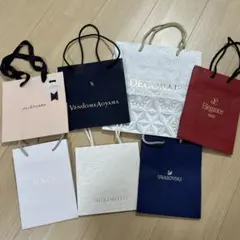 ショッパー紙袋 ブランド袋　まとめ売り　7枚セット