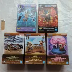 ワンピースワールドコレクタブルフィギュア　5種セット