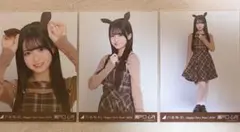 乃木坂46 瀬戸口心月 生写真 干支午 3種コンプ
