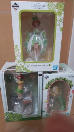 五等分の花嫁 フィギュア３体セット 中野四葉