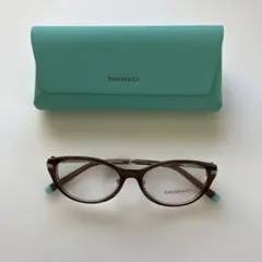 未使用級✨ Tiffany ティファニー TF2221 伊達メガネ 鼈甲 - メルカリ