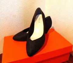 grove パンプス ブラック 24.0cm