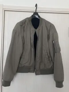 アースミュージックアンドエコロジー　ベロアリバーシブルブルゾン