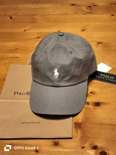 【新品タグ付き】ポロラルフローレン　キャップ　男女兼用　グレー