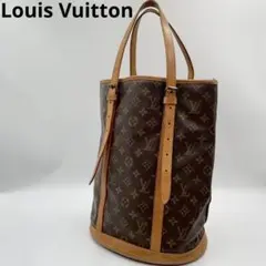 訳あり品　ルイヴィトン　バケットGM M42236 モノグラム　ブラウン