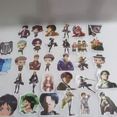 進撃の巨人　キャラクターステッカーセット