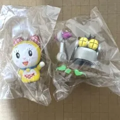 藤子・F・不二雄キャラクターズ ソフビパペットマスコット【ドラミ・ゴンスケ】