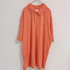 グレッグノーマン 無地 ポロシャツ ポロ襟 半袖 XL オレンジ ポリエステルのサムネイル