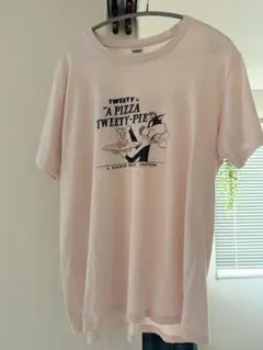 Looney Tunes Tweety 半袖Tシャツ ピンクのサムネイル