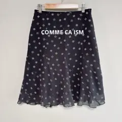 COMME CA ISM/シフォン フレアスカート/総柄/フレアスカート3641