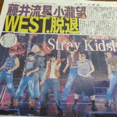 新聞記事☆Stray Kids☆藤井流星☆小瀧望
