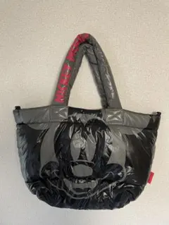 ミッキーマウス トートバッグ 黒 グレー