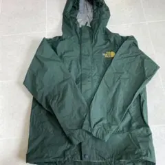 THE NORTH FACE 140センチダークグリーン レインジャケット