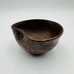 片口 陶器 貫入釉 牛ノ戸焼　アンティーク　酒器　梅紋 片口 陶器 貫入釉 牛ノ戸焼 アンティーク 酒器 梅紋 - メルカリ