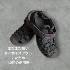 Coleman アウトドアサンダル ブラック/マルチカラー　マジックテープ