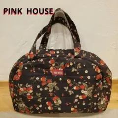 PINK HOUSE いちごプリント トートバッグ - メルカリ
