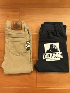 X-LARGE パンツ2点まとめ売り
