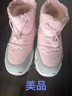 KIDS 防水ピンクスノーブーツ