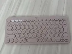 ロジクール ワイヤレスキーボード K380薄型Bluetooth　ローズ　ピンク