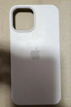 iPhone12ProMax アップル純正 シリコンカバー ホワイト