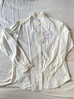 新品未使用　UNIQLO イネス　ブラウス　長袖　オフホワイト　M タグ付き