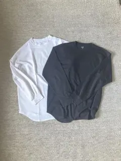 GU FUNCTIONAL MATERIAL DRYカットソー 2枚セット Mのサムネイル
