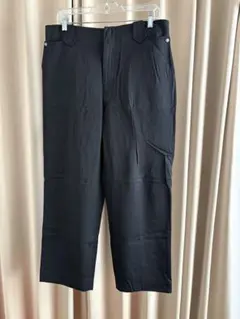 40s~50s レーヨン ギャバジン スラックス 2タック ネイビー 美品