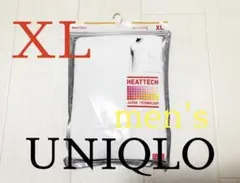 ●新品未開封●ユニクロメンズヒートテック9分袖VネックTシャツ●ホワイト・XL