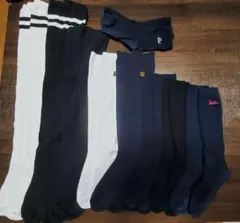 まとめ売り ソックス セット 黒 白 ネイビー 9足 靴下