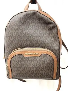 MICHAEL KORS モノグラム リュック ブラウン