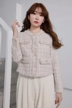 Herlipto Grace Tweed Jacket - メルカリ