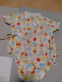 プーさん　甚平　ロンパース　60-70