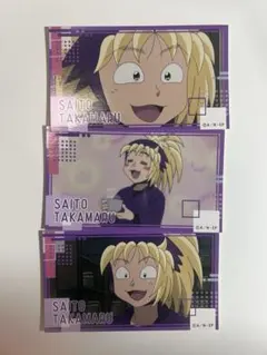 忍たま乱太郎 メモリーカードステッカー 斉藤タカ丸