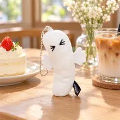 MOOMIN ニョロニョロ ぬいぐるみ キーホルダー ぬい活　ムーミン　かわいい