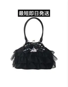 AVENCHUMU Ribbon frill kiss-lock bag - メルカリ